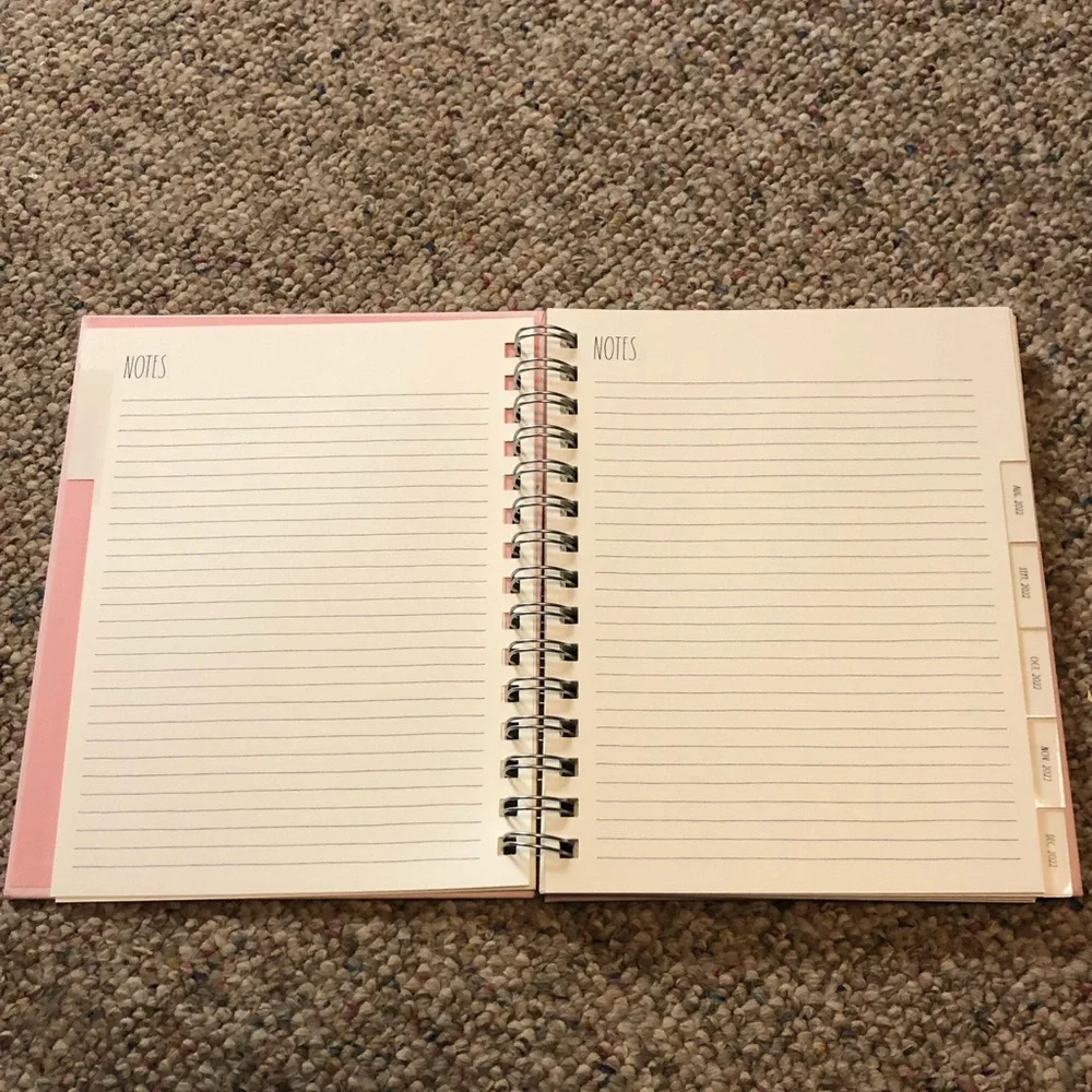 🆕 Rae Dunn MAKE IT HAPPEN Planner 2023 Pink - Picture 8 of 14